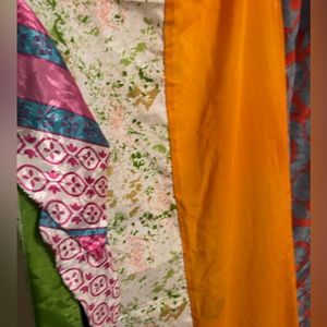 Kantha curtain panels